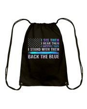 I see them I hear them Drawstring Bag tile