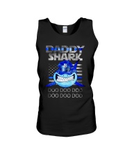 Daddy shark Unisex Tank tile