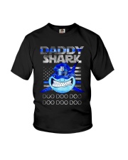 Daddy shark Youth T-Shirt tile