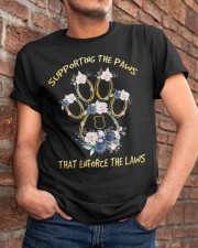 Supporting the paws Classic T-Shirt apparel-classic-tshirt-lifestyle-26
