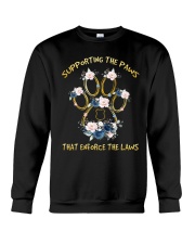 Supporting the paws Crewneck Sweatshirt tile