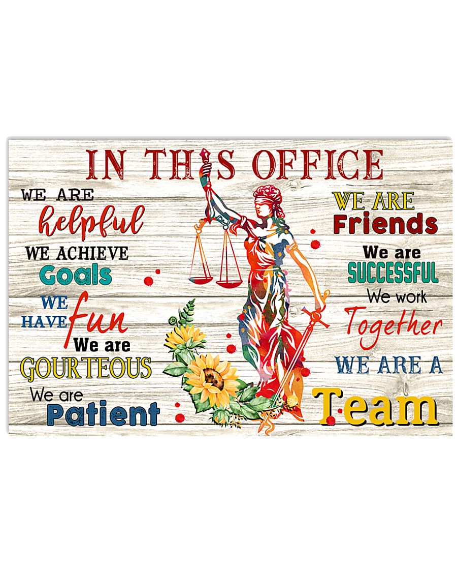 In this office 17x11 Poster