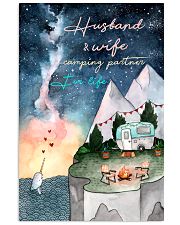 Husband and wife camping partner for life 11x17 Poster front