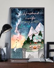 Husband and wife camping partner for life 11x17 Poster lifestyle-poster-2