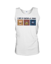 I am a simple man Unisex Tank tile