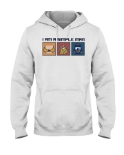 I am a simple man Hooded Sweatshirt tile