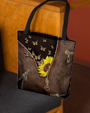 Sunflower and butterfly All-over Tote aos-all-over-tote-lifestyle-front-02