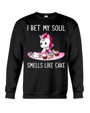 I bet my soul smells like cake Crewneck Sweatshirt front