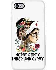 Nerdy dirty inked and curvy Phone Case tile