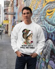 Nerdy dirty inked and curvy Crewneck Sweatshirt lifestyle-unisex-sweatshirt-front-2