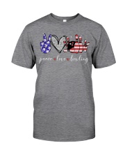 America love Independence day Classic T-Shirt front