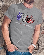 America love Independence day Classic T-Shirt lifestyle-mens-crewneck-front-4