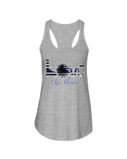 Love the blue Ladies Flowy Tank tile