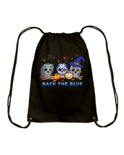 Back the blue Drawstring Bag tile