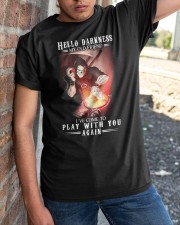 Hello Darkness My Old Friend Classic T-Shirt apparel-classic-tshirt-lifestyle-27