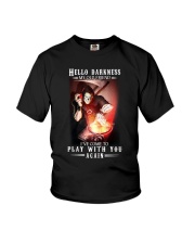 Hello Darkness My Old Friend Youth T-Shirt tile