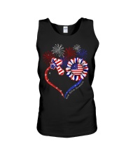 God bless Independence day Unisex Tank tile