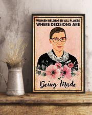 WomEn belong in all places 11x17 Poster lifestyle-poster-3