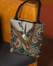 Hummingbird mandala All-over Tote aos-all-over-tote-lifestyle-front-02