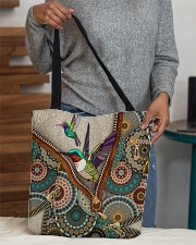 Hummingbird mandala All-over Tote aos-all-over-tote-lifestyle-front-10