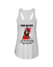 Piss me off Ladies Flowy Tank tile