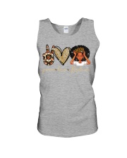 Peace Love Melanin - Printed apparels Unisex Tank tile