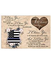 I choose you 17x11 Poster front