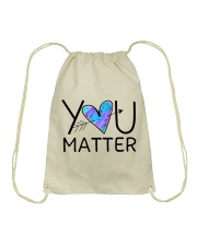 You matter Drawstring Bag tile