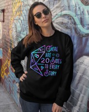 There are 20 sides Crewneck Sweatshirt lifestyle-unisex-sweatshirt-front-3