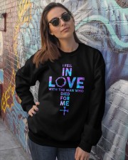 I fell in love with the man Crewneck Sweatshirt lifestyle-unisex-sweatshirt-front-3