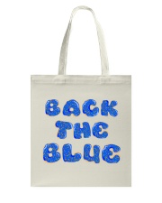 Back the blue Tote Bag tile