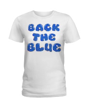 Back the blue Ladies T-Shirt tile