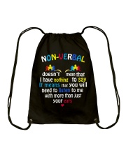 AUTISM AWARENESS Drawstring Bag tile