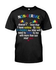 AUTISM AWARENESS Classic T-Shirt front