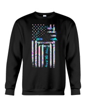 back the blue Crewneck Sweatshirt tile