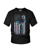 back the blue Youth T-Shirt tile