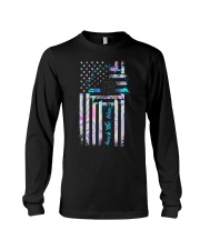 back the blue Long Sleeve Tee tile