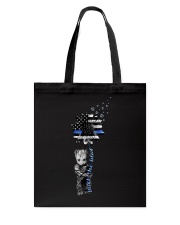Back the blue sunflower Tote Bag tile
