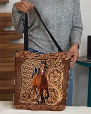 Love horses All-over Tote aos-all-over-tote-lifestyle-front-10