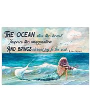 The ocean stirs the heart 17x11 Poster front