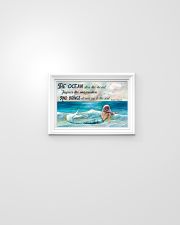 The ocean stirs the heart 17x11 Poster poster-landscape-17x11-lifestyle-02