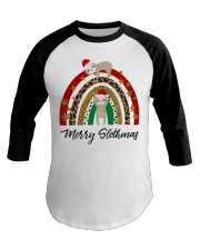 Merry Slothmas Baseball Tee tile