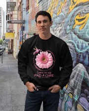 Spread the hope find a cure Crewneck Sweatshirt lifestyle-unisex-sweatshirt-front-2