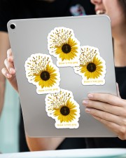 Sunflower sticker Sticker - 4 pack (Vertical) aos-sticker-4-pack-vertical-lifestyle-front-11