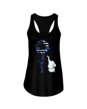 Back the blue Ladies Flowy Tank tile