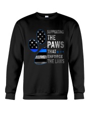 Supporting the paws Crewneck Sweatshirt tile