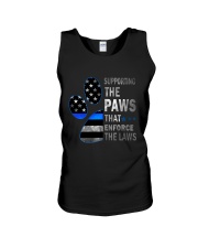 Supporting the paws Unisex Tank tile