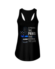 Supporting the paws Ladies Flowy Tank tile