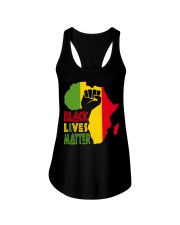 Black lives matter Ladies Flowy Tank tile