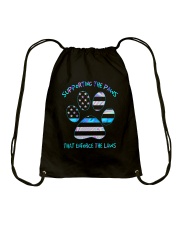Supporting the paws Drawstring Bag tile